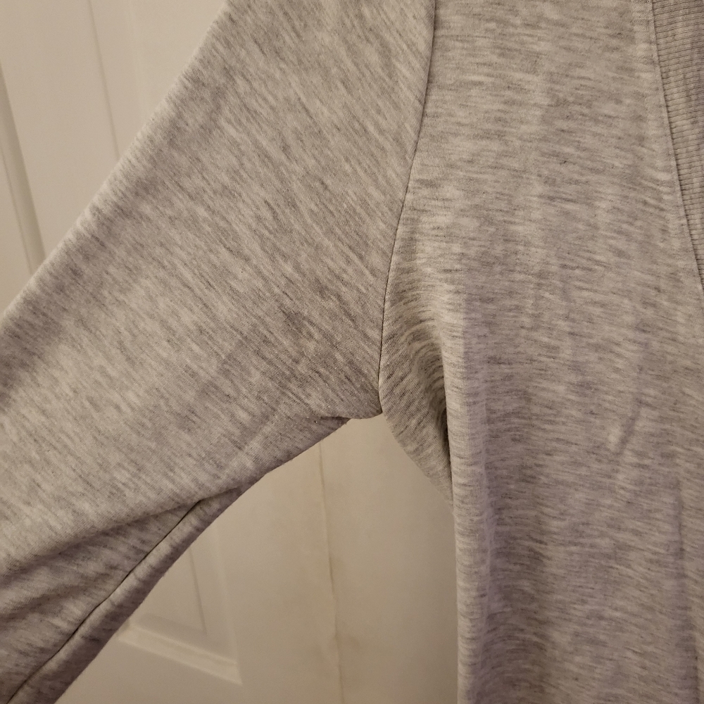 Athleta Grey Wrap Sweater - Picture 5 of 9